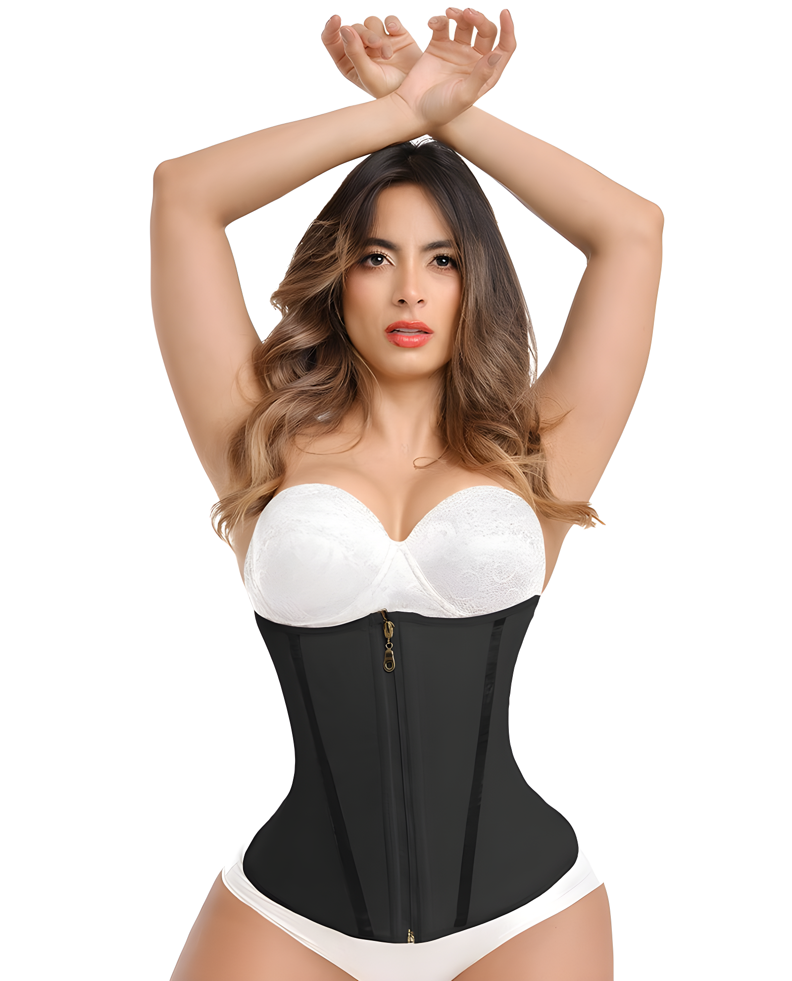 Ann Michell Excelencia deluxe with front Zipper. Short Torso 1034BS