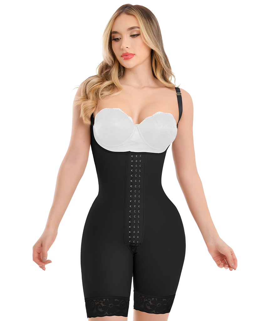 MAJA 1372 – Invisible Full Back Coverage Faja | Adjustable Straps Half-Leg Colombian Stage 3