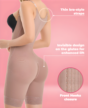 Load image into Gallery viewer, MAJA 1372 – Invisible Full Back Coverage Faja | Adjustable Straps Half-Leg Colombian Stage 3 – view 7