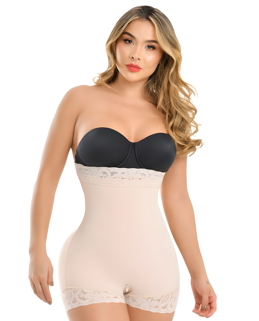 Annmichell Sublime 1385  Invisible High waisted shorts Instant butt lift Colombian Stage 3 With stylish lace – view 5