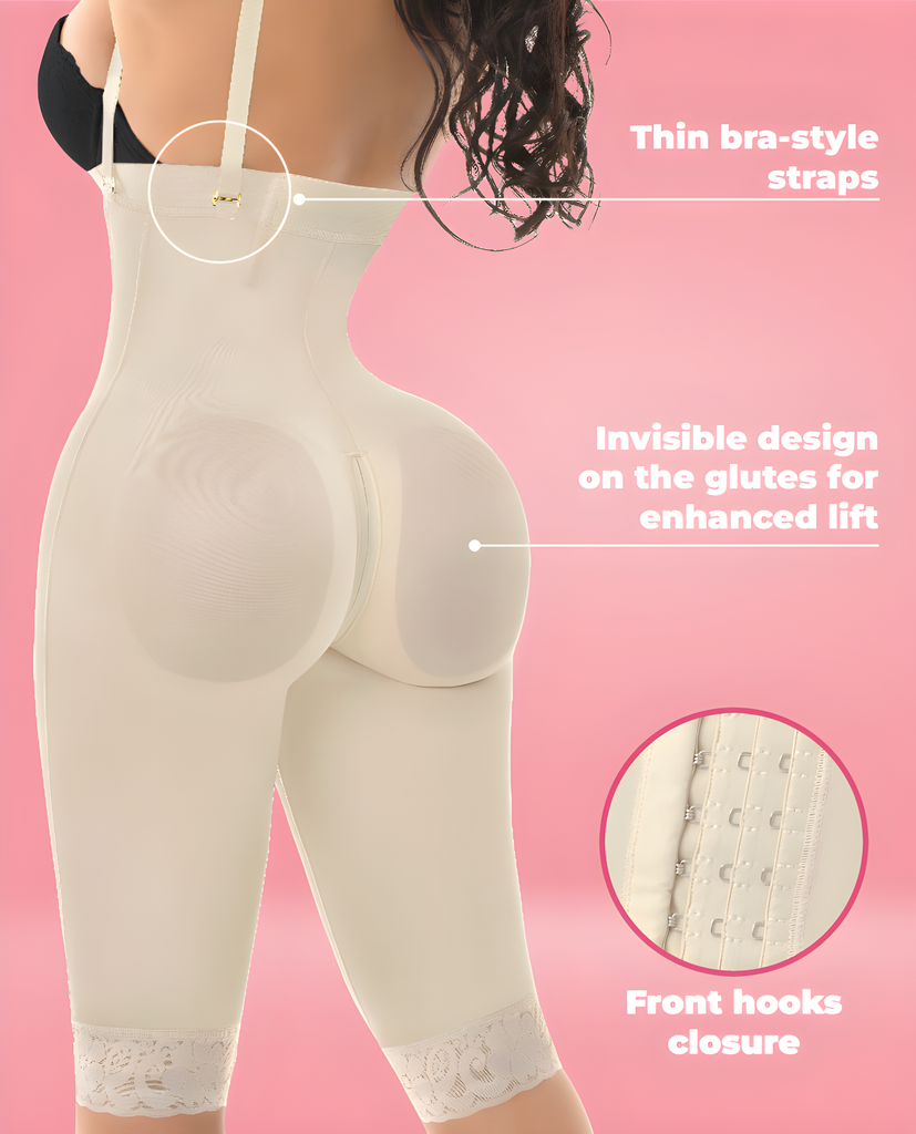 1378 PRESUMIDA – Maximum Compression Colombian Shapewear | Knee-Length Control – view 8