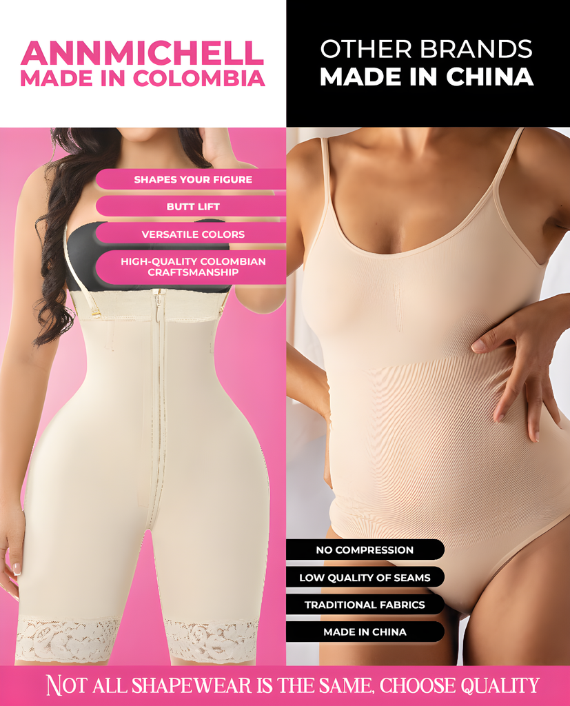 ATREVIDA 1331 – Invisible Half-Leg Strapless Faja | Instant Butt Lift Colombian Stage 3 Compression – view 10
