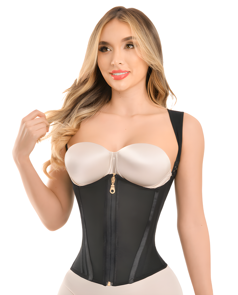 Ultra Extreme Stage 5 Vest Waist Trainer – 2-in-1 Shapewear by Ann Michell 15 Steel Bones
