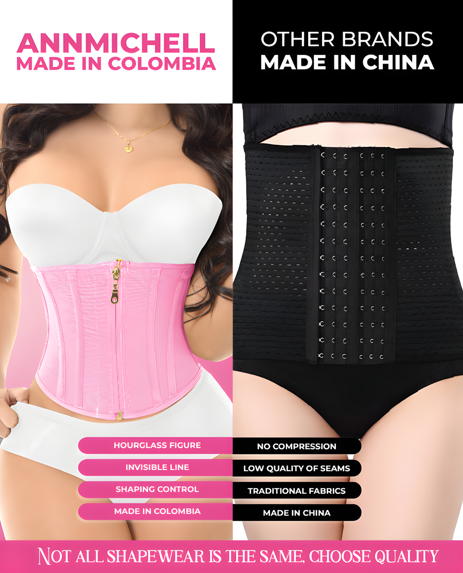 Colombian Waist Trainer Stage 2 – 11 Steel Boning Corset (Short Torso) – view 10