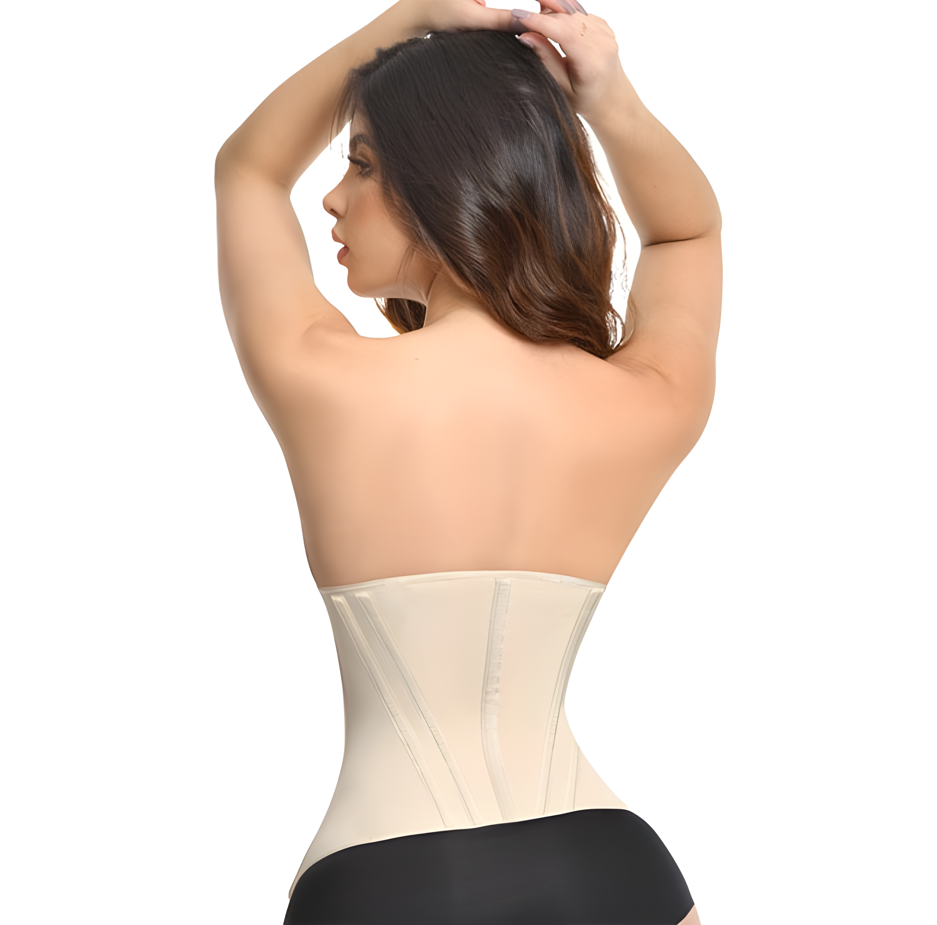 waist trainer for backless dress Low Back Sculpting Dress