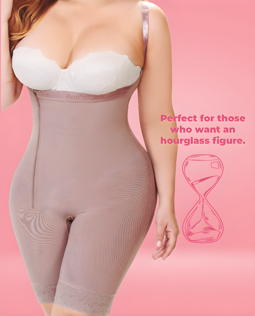 Jana high back thigh-length side zipper faja – view 5
