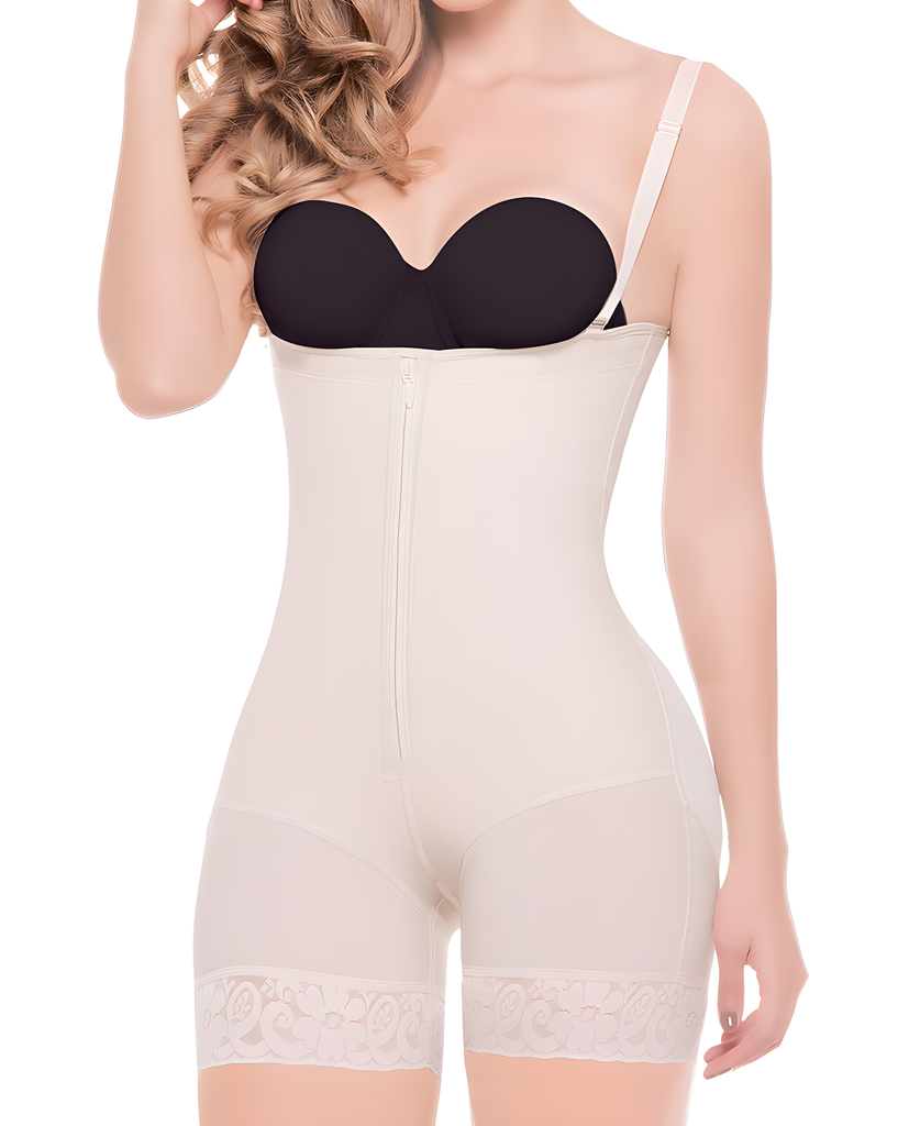 Luna short leg strapless Adjustable Bra Strap Stage 4 Colombian Faja – view 4