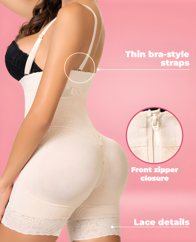Luna short leg strapless Adjustable Bra Strap Stage 4 Colombian Faja – view 6