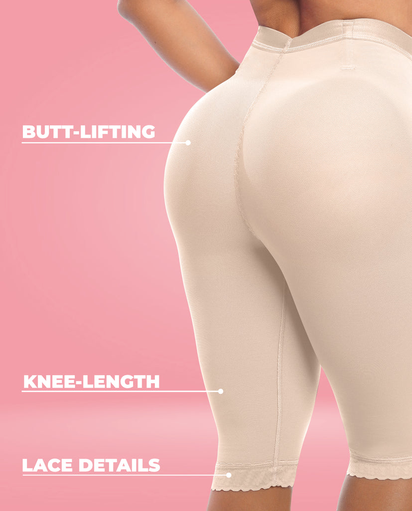 Ref. 1128 BootyBoom Capri Shaping Shorts for Women – Glute Enhancing Shapewear
