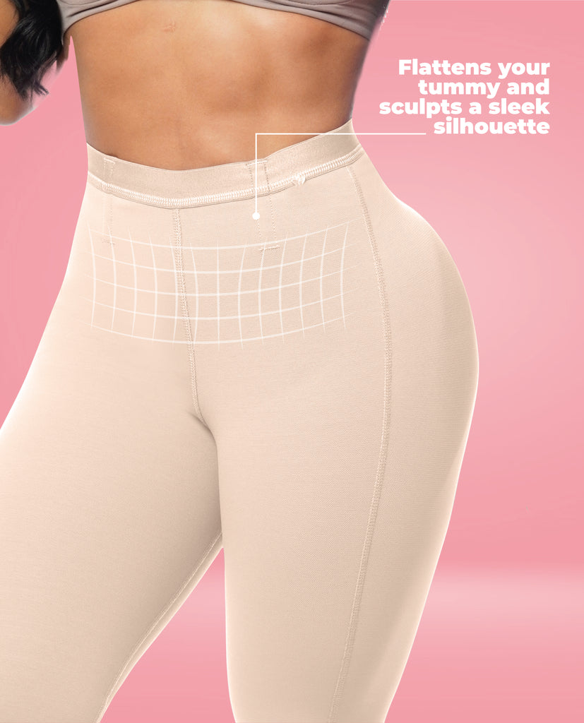 Ref. 1128 BootyBoom Capri Shaping Shorts for Women – Glute Enhancing Shapewear