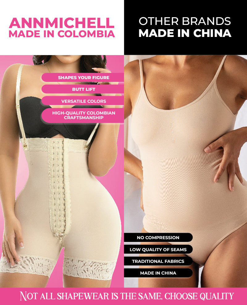 Coqueta Invisible Line fajas for instant Small Waist Colombian Stage 3