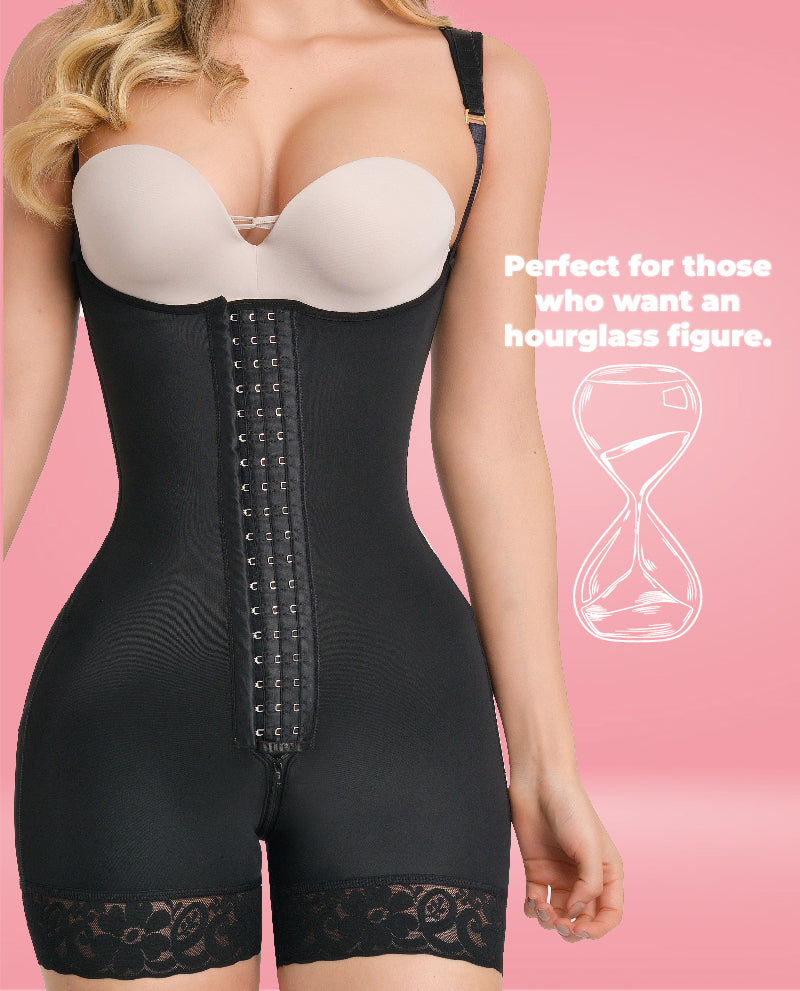 Lujosa Invisible Full back coverage Faja With hooks Short leg Colombian Stage 3