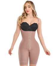 Load image into Gallery viewer, Maja Invisible Full back coverage adustable straps half leg faja colombian Stage 3