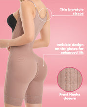 Load image into Gallery viewer, Maja Invisible Full back coverage adustable straps half leg faja colombian Stage 3