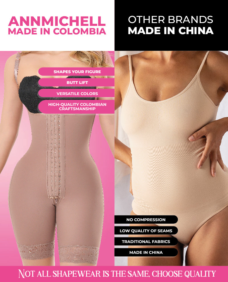 Maja Invisible Full back coverage adustable straps half leg faja colombian Stage 3