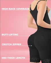 Load image into Gallery viewer, Maja Invisible Full back coverage adustable straps half leg faja colombian Stage 3