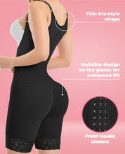 Load image into Gallery viewer, Maja Invisible Full back coverage adustable straps half leg faja colombian Stage 3