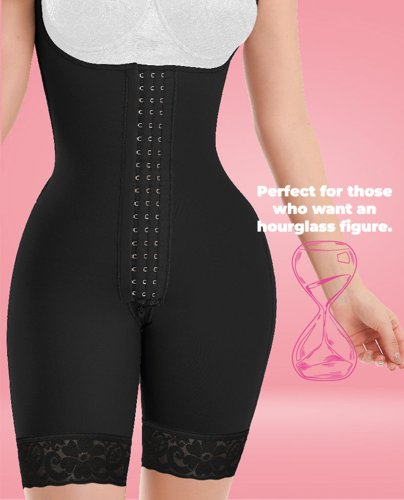 Maja Invisible Full back coverage adustable straps half leg faja colombian Stage 3