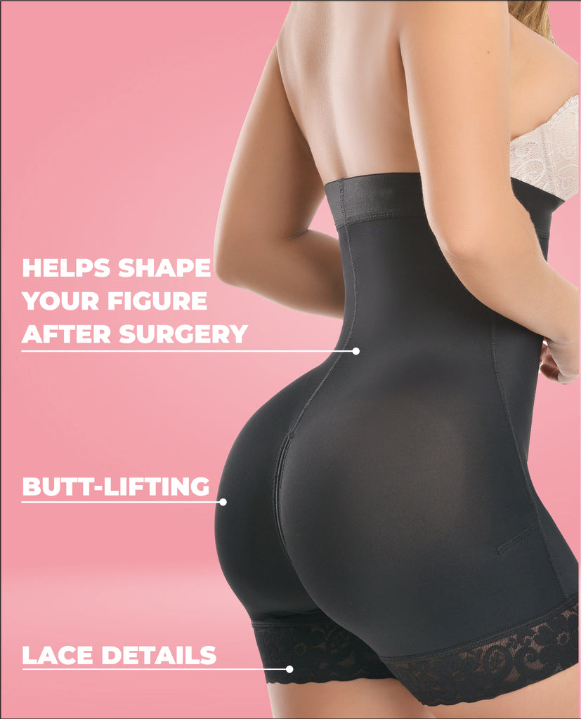 Annmichell Fufu Invisible High waisted shorts Instant butt lift Colombian Stage 3