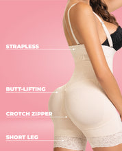 Load image into Gallery viewer, Luna short leg strapless Adjustable Bra Strap Stage 4 Colombian Faja