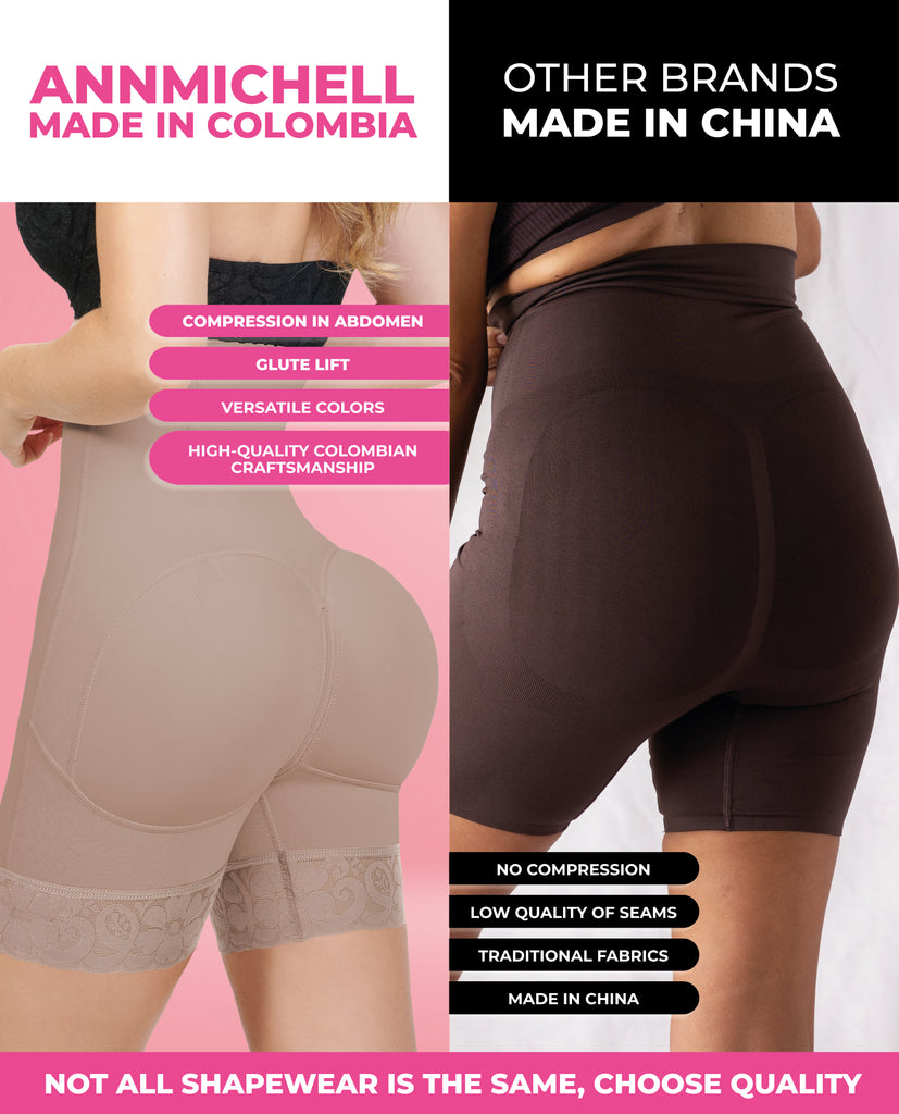 Short Victoria High Waisted Butt Lifter Shorts – Stage 4 Colombian Compression