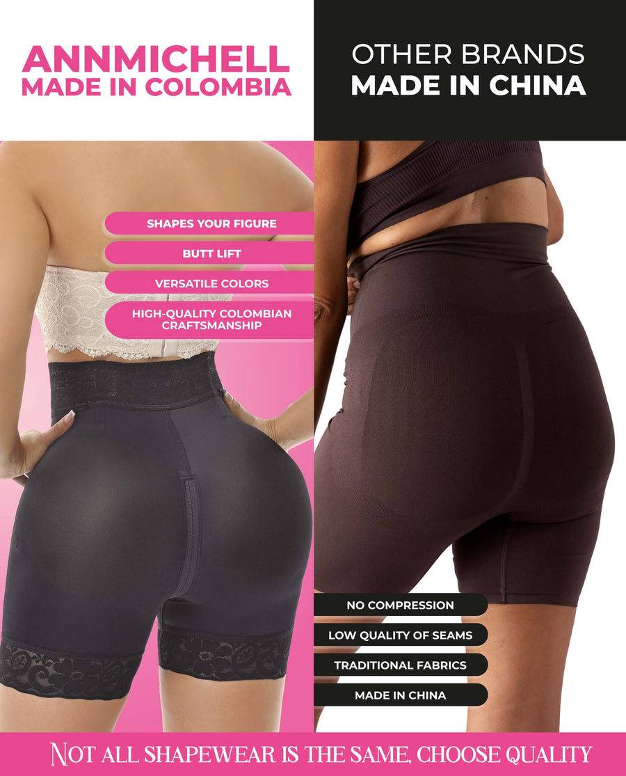 Sofisticada 1520 Invisible Luxury Lace Mid-Waist short with zipper Faja Colombian stage 3 – view 6