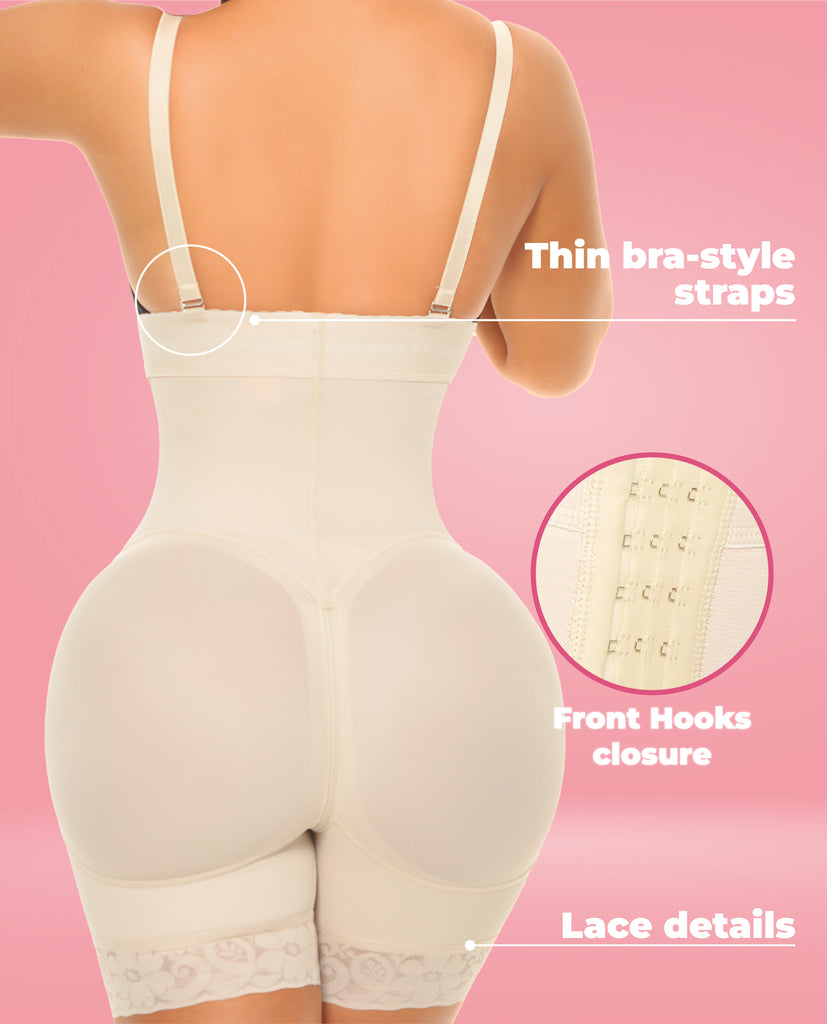 Fantastic strapless line for enhanced buttocks and ultra waist.