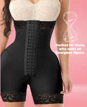 Load image into Gallery viewer, Glamurosa Invisible  Luxury lace Strapless 3 row front hooks faja Colombian Stage 3