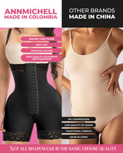 Load image into Gallery viewer, Glamurosa Invisible  Luxury lace Strapless 3 row front hooks faja Colombian Stage 3