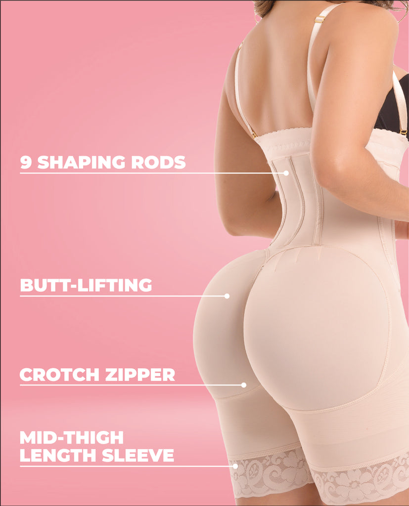 Bootylicius line Small Waist, Big Buttocks, Strapless. Hooks REF 1579 Strapless Jlo