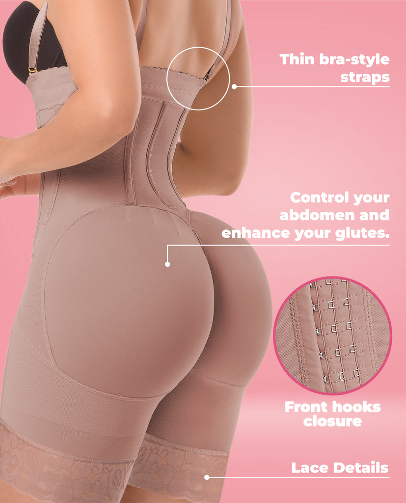 Bootylicius line Small Waist, Big Buttocks, Strapless. Hooks REF 1579 Strapless Jlo