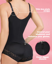 Load image into Gallery viewer, 1613 High Compression Body Shaper for Women, Triple Powernet Tummy Control &amp; Butt Lift