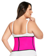 Load image into Gallery viewer, Sport Girdle Short Torso 2 hooks Fuchsia – view 2