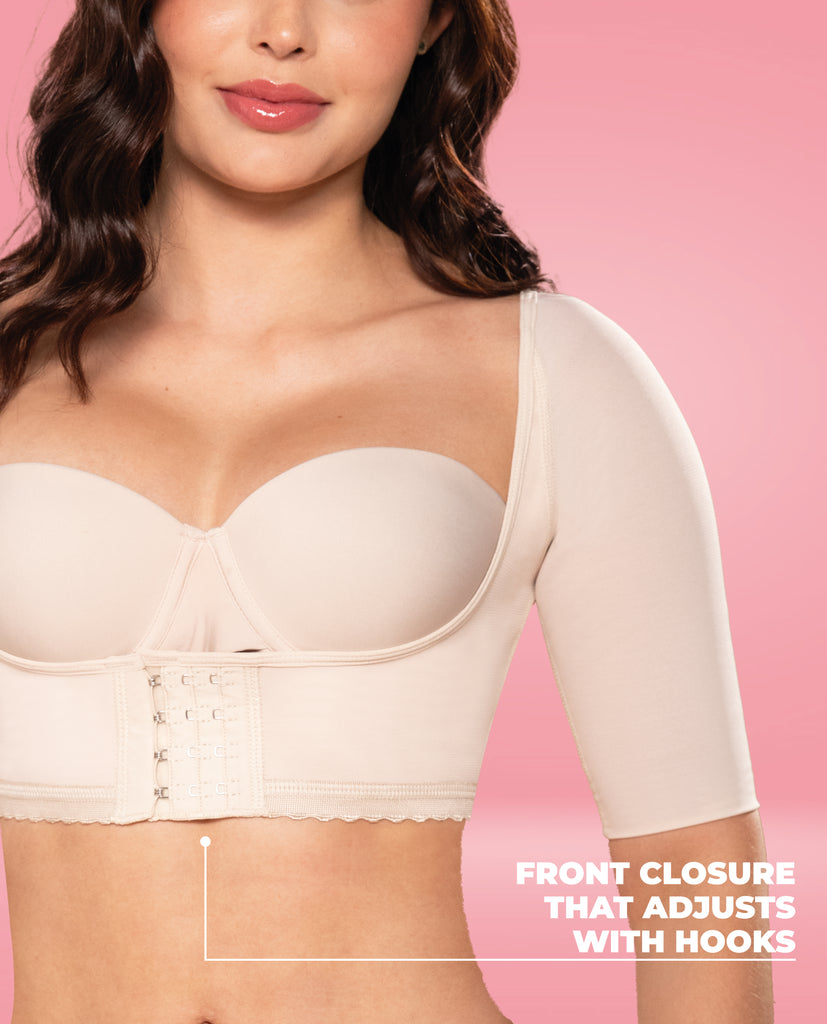 3000 - Lupita Stage 4 Ann Michell Colombian Arm Compression Garment – Long Sleeve Posture Support Shapewear