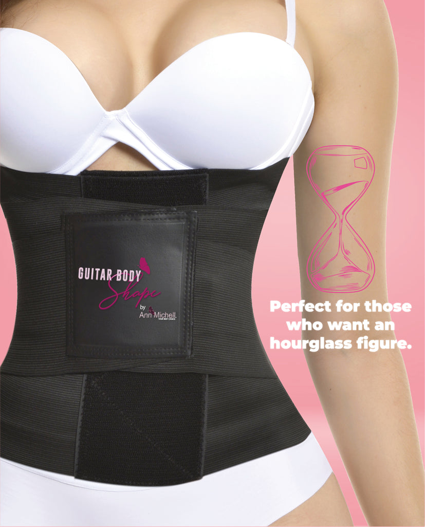 Hourglass waistband Stage 4 Colombian Fitness Belt – 5 Steel Bones High-Compression Gym Support