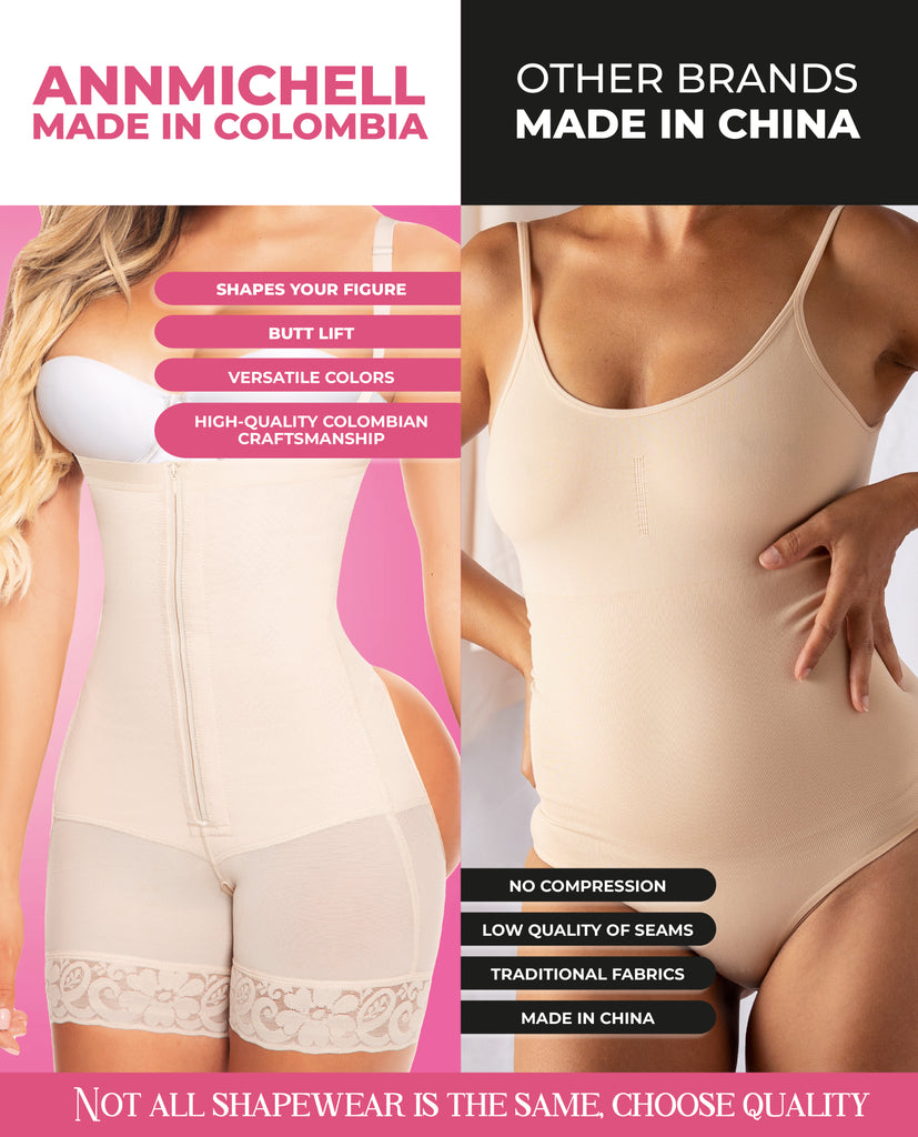 Anny Strapless full zipper glute holes for BBL recovery Stage 4 faja  - 5046