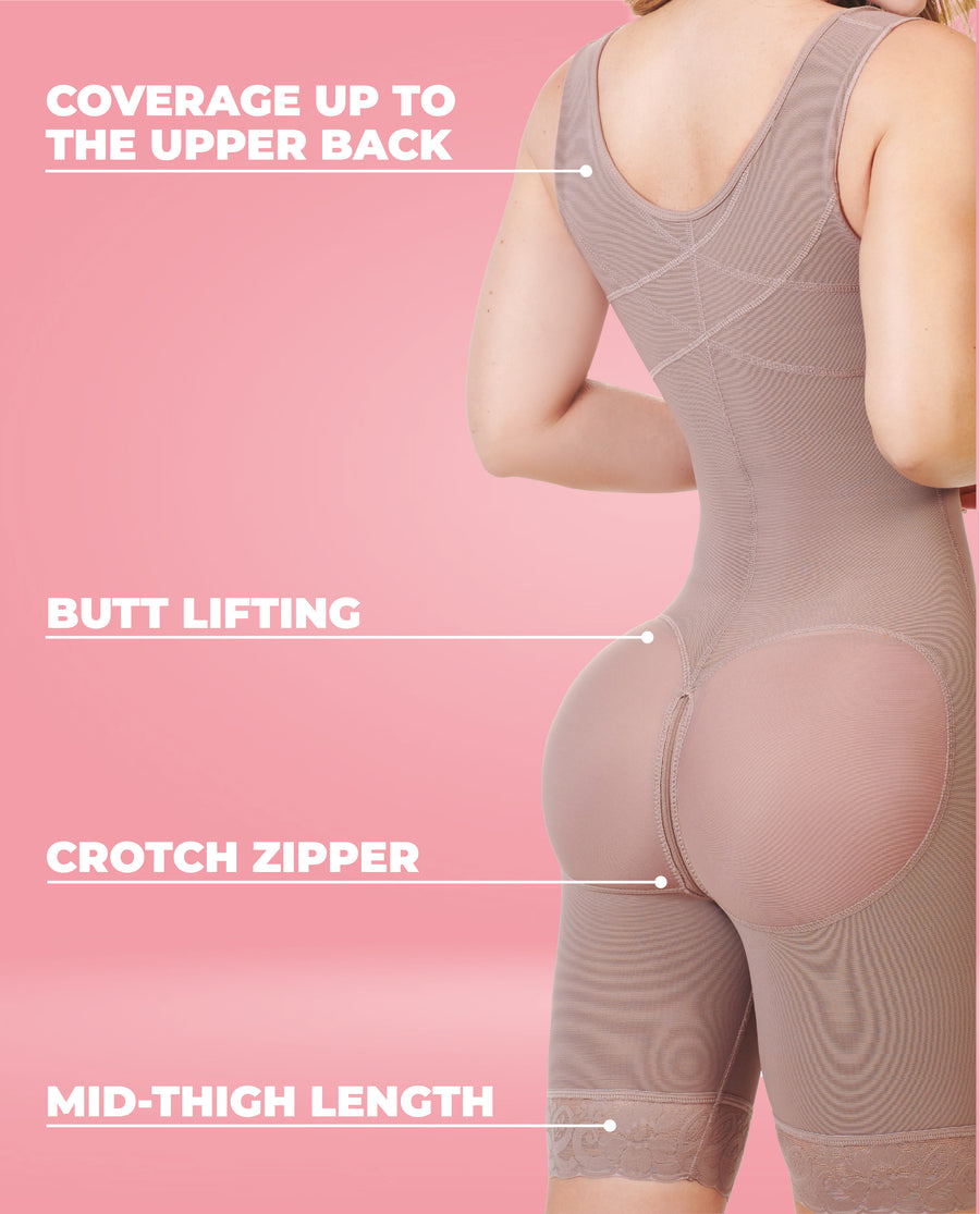 Juno full body postpartum colombian faja 6185 – view 3