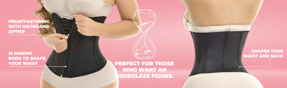 Shapes your waist and back