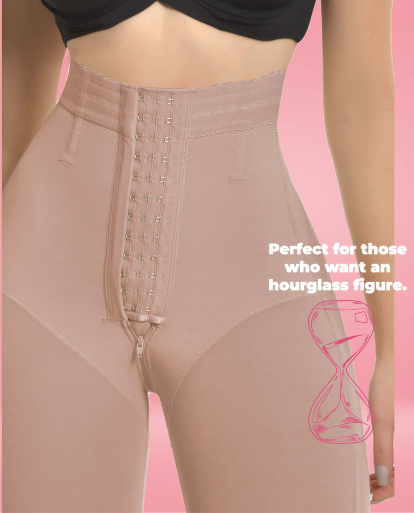 Ann Michell Abril Stage 4 Long-Leg Short with Hooks BootyLove Shapewear – REF 9154  Bootylove ™