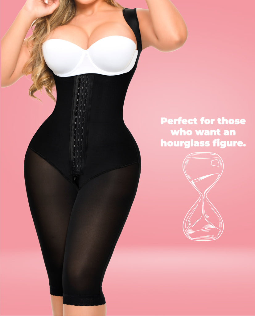 9551 Selena stage 4 faja colombian post surgery recovery long leg no bra Bootylove ™