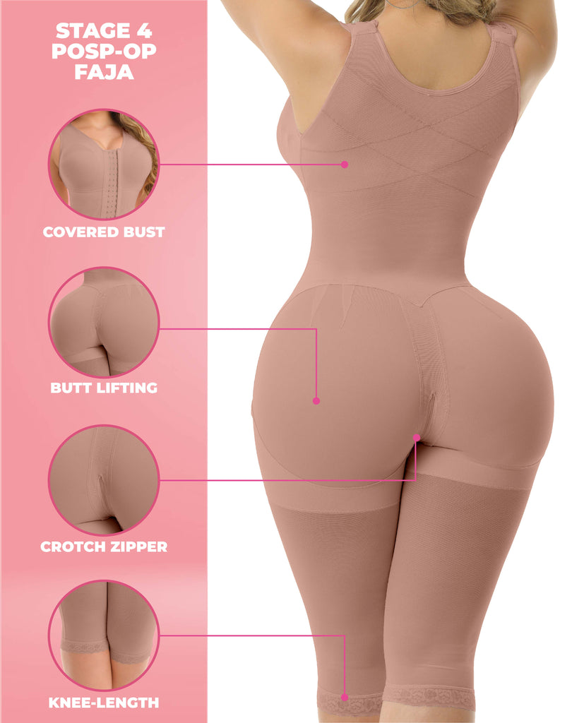 Noa Stage 4 Compression Full Body Bbl & Lipo Faja Colombian Post Surgery With Bra Bootylove ™
