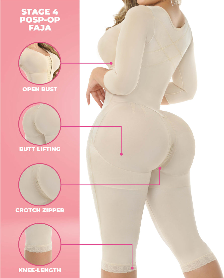 Kourtney Bbl & Lipo Stage 4 Faja Colombian Post-Op Full Body Bootylove ™ – view 5