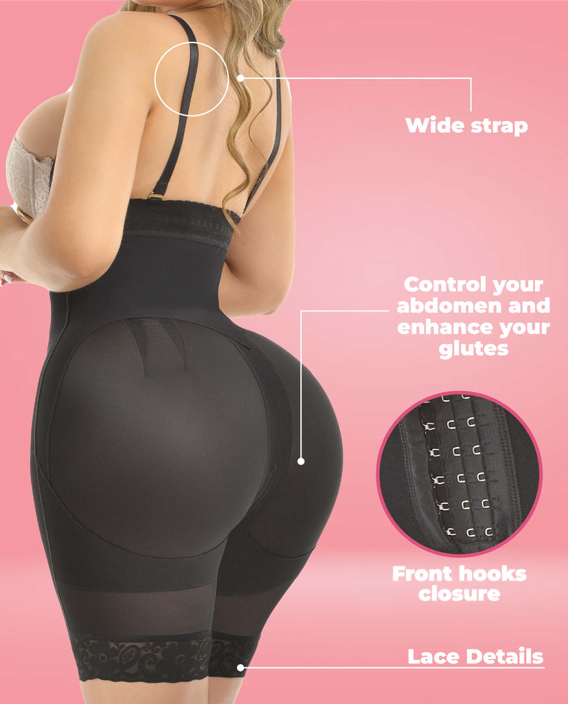 Adel stage 4 figure with bbl colombian faja half leg & perfect curves no bra Bootylove ™