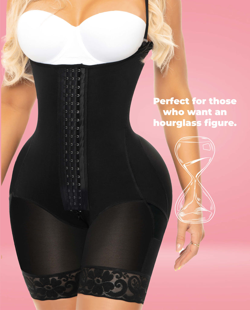 Ellie Stage 4 Figure With Bbl Colombian Faja Half Leg & Perfect Curves No Bra Bootylove ™