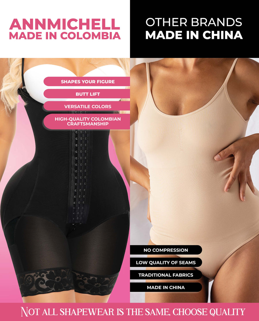 Ellie Stage 4 Figure With Bbl Colombian Faja Half Leg & Perfect Curves No Bra Bootylove ™ – view 7