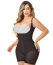 Load image into Gallery viewer, 9575 Maya – Stage 4 Colombian Faja | Post-BBL Maintenance, 3 Hooks, Short-Leg, No Bra