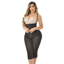 Load image into Gallery viewer, Hourglass figure with a small waist and two sizes larger in the hips. Long Leg