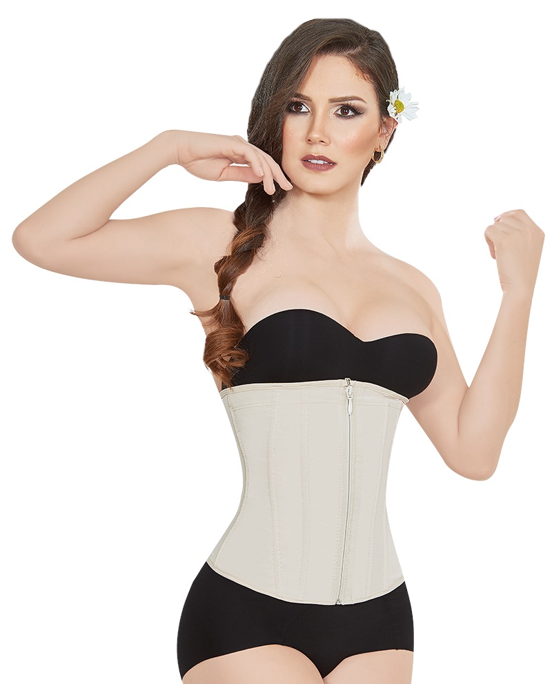 Ann Michell Short Hourglass Corset, Waist Trainer for Women, Shapewear  Tummy Control, Zipper Corset, Corset Top, Tummy Tuck Compression, Corsets  for Women (BEIGE, 32-XS) at  Women's Clothing store
