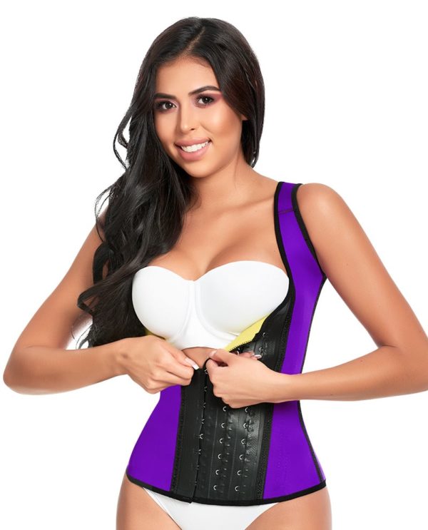 Ann Michell Sport Girdle Latex Waist Trainer with 3 Rows 2038 (32 - XS  (Waist 25 - 27), Black) at  Women's Clothing store