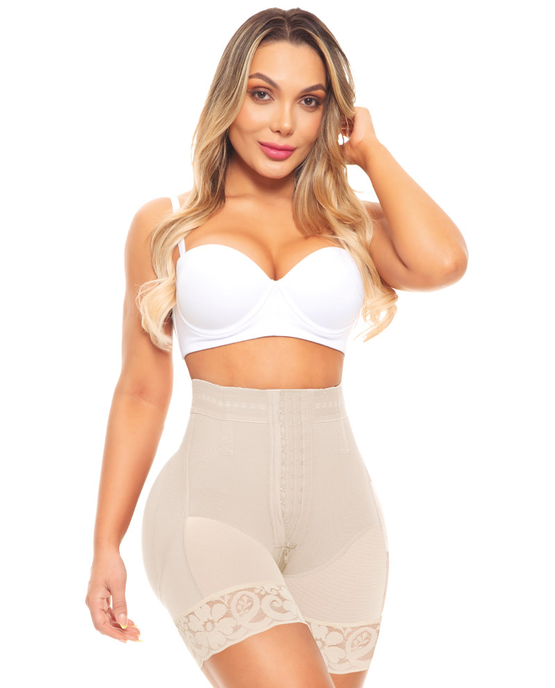 Bootylicious line for enhanced buttocks and ultra waist with two sizes  larger in the hips. Short Leg – Ann Michell Store